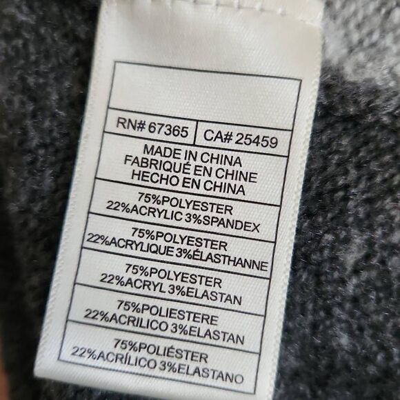 BB Dakota Steve Madden Ladies Size Large Two Tone Gray Button Down Cardigan - Picture 6 of 6